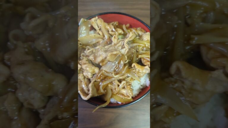 野菜炒め丼 #ショート #料理大好き