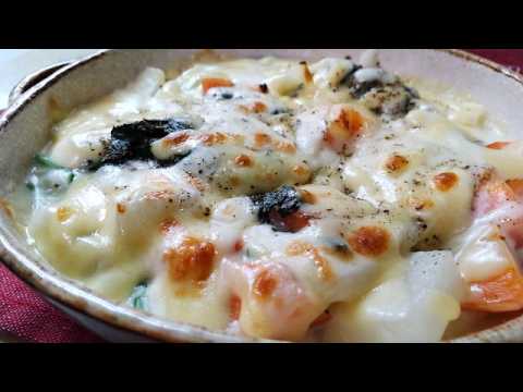 ほうれん草と大根のグラタン🥬🥕🧅 #cooking #food  #簡単レシピ #料理