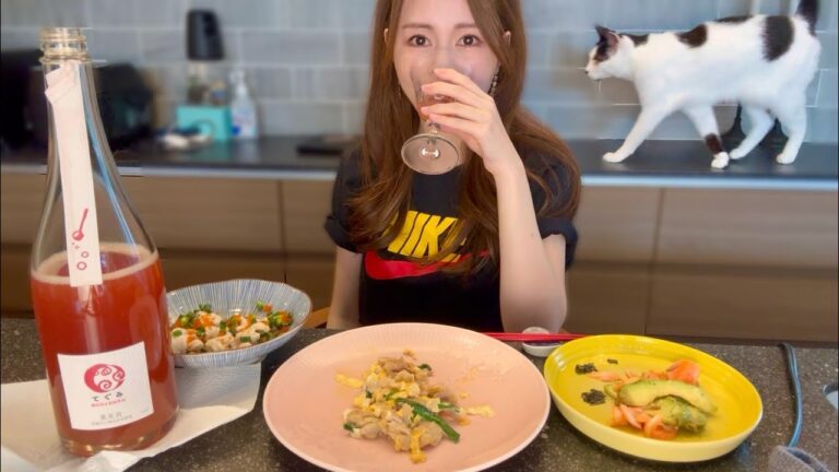 【37歳主婦】今日もおつまみ作りながらキッチンで呑むよ〜