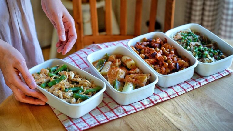 レンジで簡単！タンパク質がとれる、作り置きおかず４品【管理栄養士の健康レシピ】