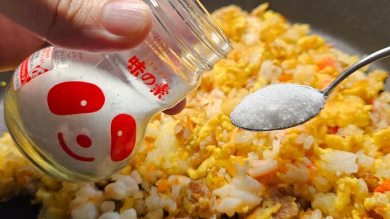 五目炒飯に限界の量まで味の素を入れた結果