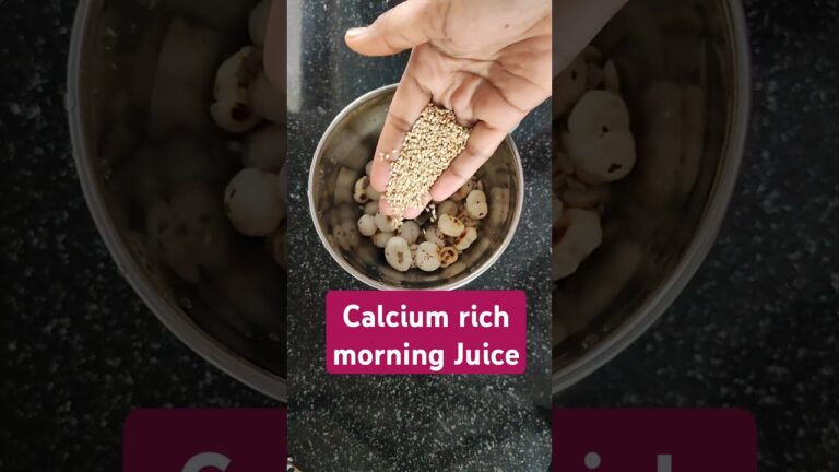 Phool makhana juice#calciumrich #phoolmakhana #weightlossdrink #morningroutine #trending #viralshort