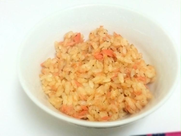 人参と鮭の洋風炊き込みご飯
