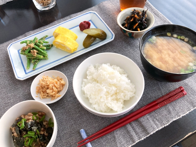 和食の朝ごはん