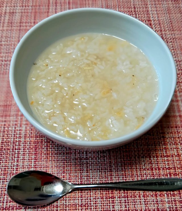  海老とかぶのお粥