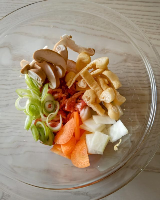 カットした野菜
