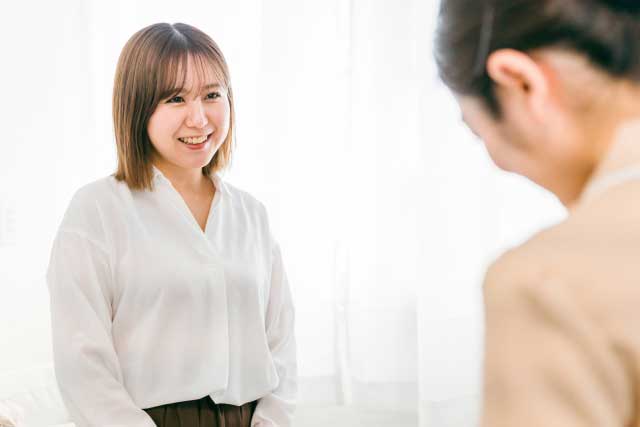 あいさつの場面