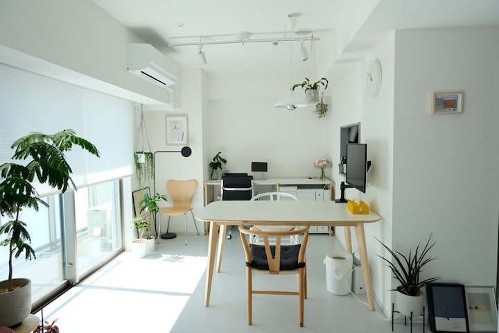 フロアタイルを敷いたお部屋