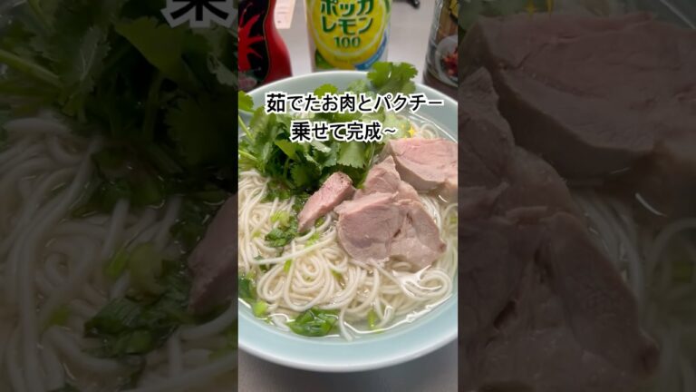 ベトナム風麺料理🇻🇳#料理 #簡単レシピ #エスニック料理#ブン#ナンプラー ベトナム風麺料理🇻🇳#料理 #簡単レシピ #エスニック料理#ブン#ナンプラー