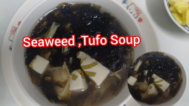Super Simple Seaweed and TOFU Soup,is so Tasty/Minced Pork,CHINESE SEAWEED #chinese recipe #asmr Super Simple Seaweed and TOFU Soup,is so Tasty/Minced Pork,CHINESE SEAWEED #chinese recipe #asmr