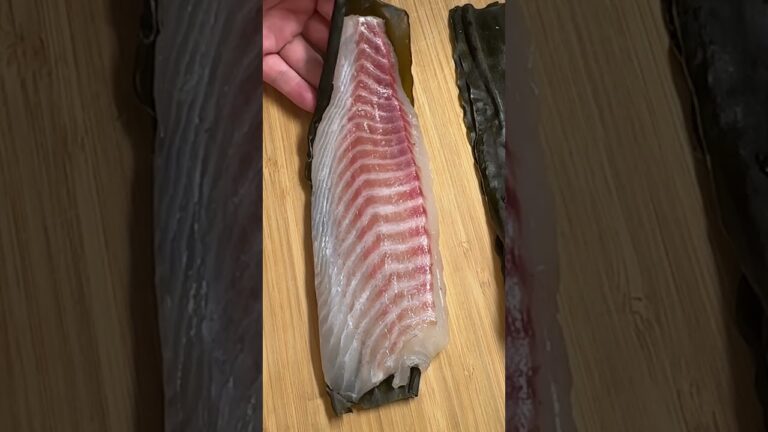 タイのサクでかんたん激うま昆布〆 #料理 #海鮮 #fish #グルメ #short #shorts