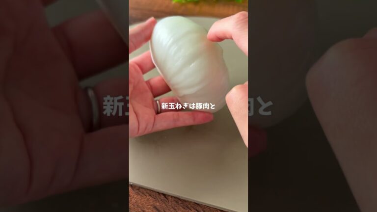 【農家のレシピ】ご飯にも合うしビールも止まらん！新玉ねぎと豚しゃぶサラダ🧅