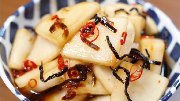 【漬物レシピ】大根と塩昆布の甘酢漬け｜簡単料理