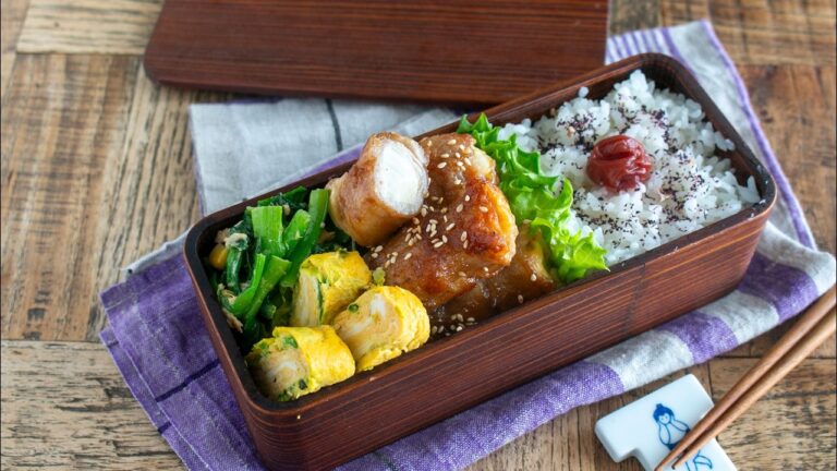 【簡単弁当】アレを入れてみたら「爆裂美味かった」ってさ!新玉ねぎの肉巻き弁当bento#1028