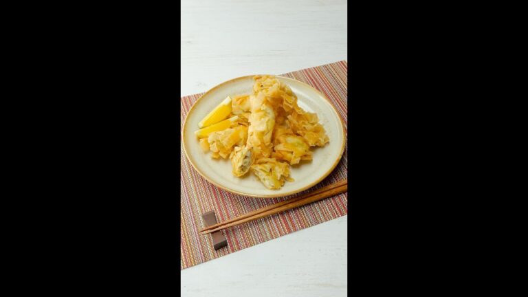 【春巻きの皮を使えばパリッパリにできる！】ジューシーなかきとのバランスが最高！Collaboration With DAIGOも台所 / Oyster Fritters