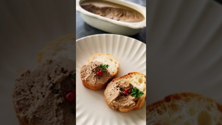 【おつまみやパーティ料理に最適】鶏レバーのムース【おつまみレシピ】