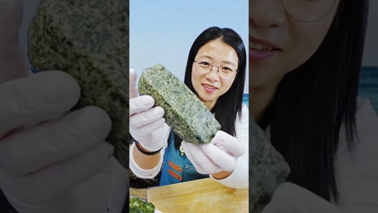 돌미역묵! 들어나 보셨나욤?몇시간의 공을 들여 완성된 돌미역묵~만드는 방법 너무도 간단간단에 놀람😲