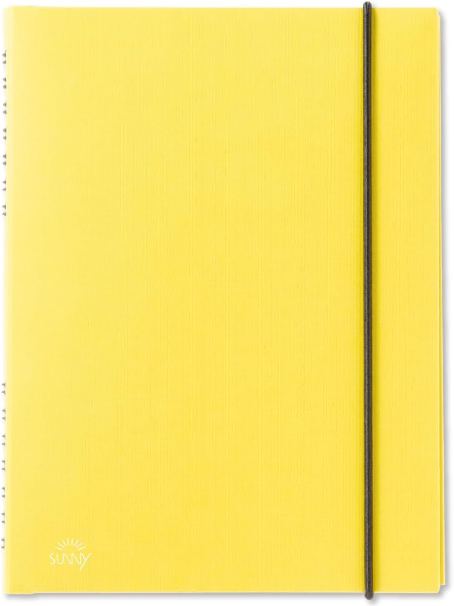 いろは出版 SUNNY NOTE エンボス紙カバー【yellow】LSN-01