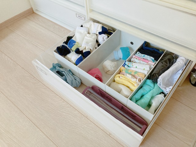 引き出しの中の収納