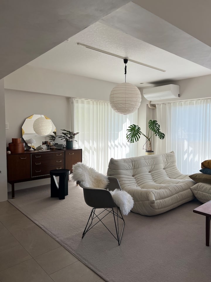 シアーカーテンのお部屋