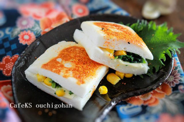 はんぺんチーズのバター焼き