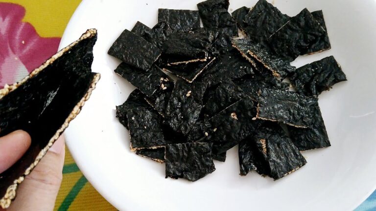 Món chay ngon tuyệt vời. RONG  BIỂN KẸP MÈ .Thơm ngon giòn rụm.Món ăn trường Thọ ..#biquyet  #anvat