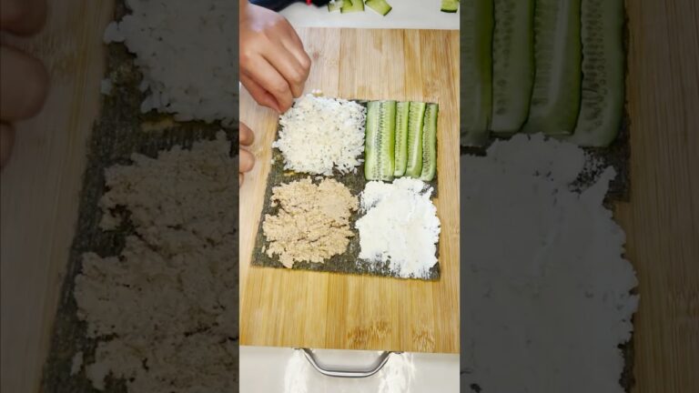 🍣 Sushi-Wrap Zuhause – Einfach, Lecker & Proteinreich! 🔥