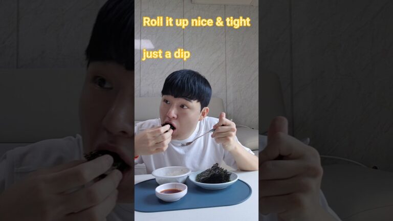 Korean seaweed + Rice = Easy & Yummy #koreanfood #seaweed Korean seaweed + Rice = Easy & Yummy #koreanfood #seaweed