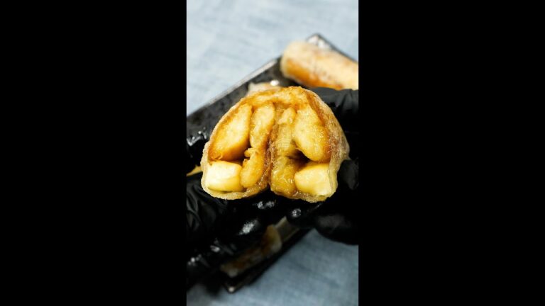 【100個は軽くイケる】サクサクもっちり！チーズ入りキャラメライズバナナライスペーパーロール / Caramelized Banana Rice Paper Rolls