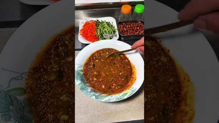 Its hot lets arrange cold noodles with sesame sauce#Cold noodles with sesame sauce #Sesame