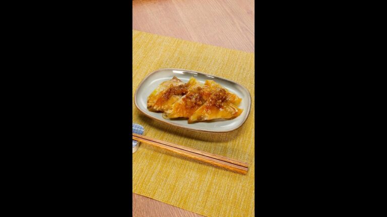 【ねぎの皮で豚バラを巻くだけ！！】簡単なのにウマすぎる！爆速おかずレシピ / Leek Wrapped Pork