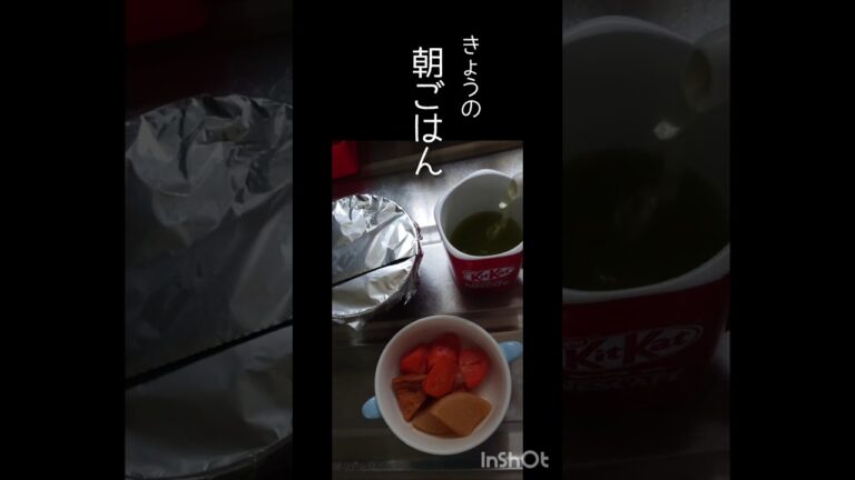 その１【家族全員ちがう朝ごはん】じぶんの朝ごはん#朝ごはん