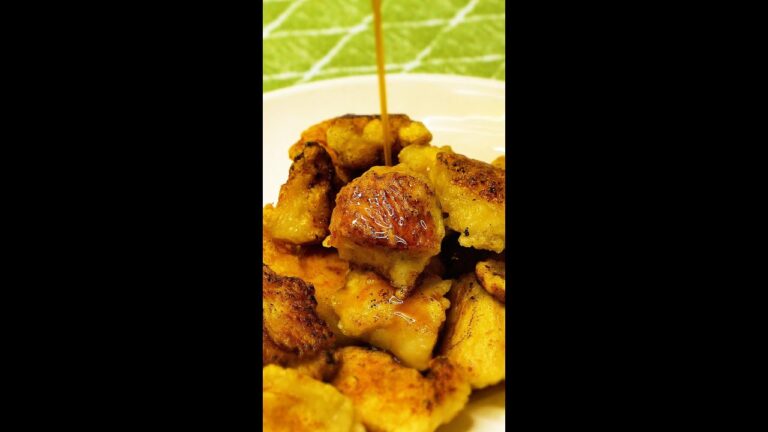 【鶏むねがパサパサなんてもう言わせない！】魔法の『漬けるだけで柔らか液』でしっとり鶏むね揚げ焼き！ / Chicken Tenders with ’Magic Water’