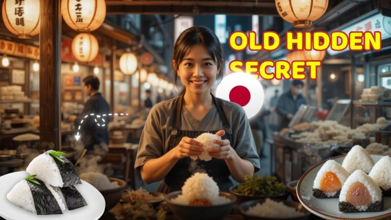 The Secret Behind Japan's Most Beloved Street Snack! Watch How Onigiri Is Made!