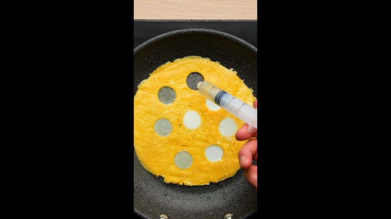 「これがSNSで話題の水玉卵！？」とろ〜りあんがたまらない♪天津風チャーハン / Polka Dot Omelette Over Fried Rice