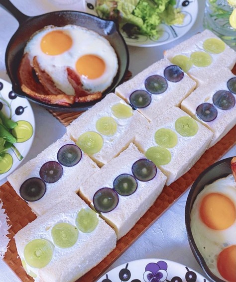 生食パンで作るフルーツサンド