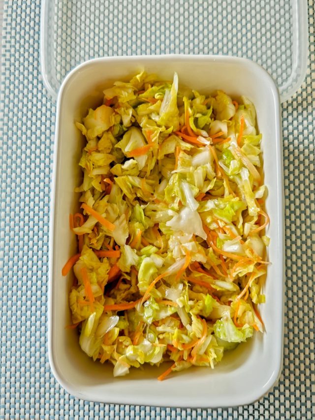 春キャベツの作り置きサラダ