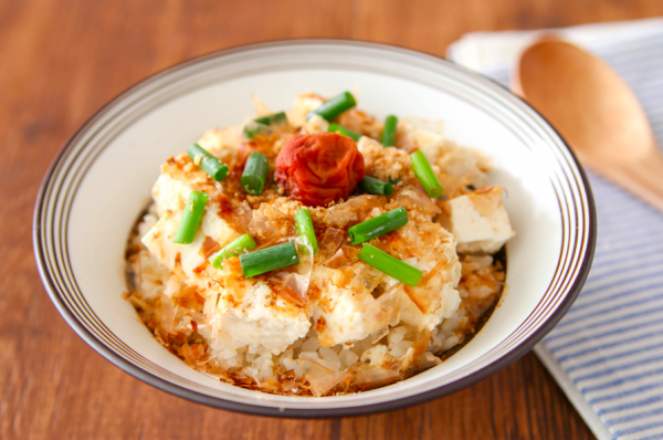 ぶっかけ豆腐丼