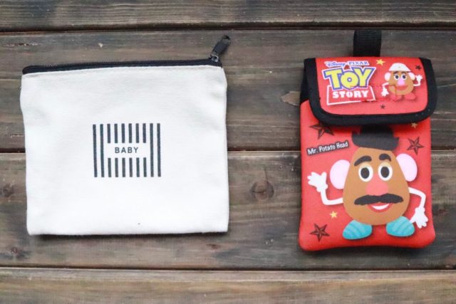 仕分け用のポーチ