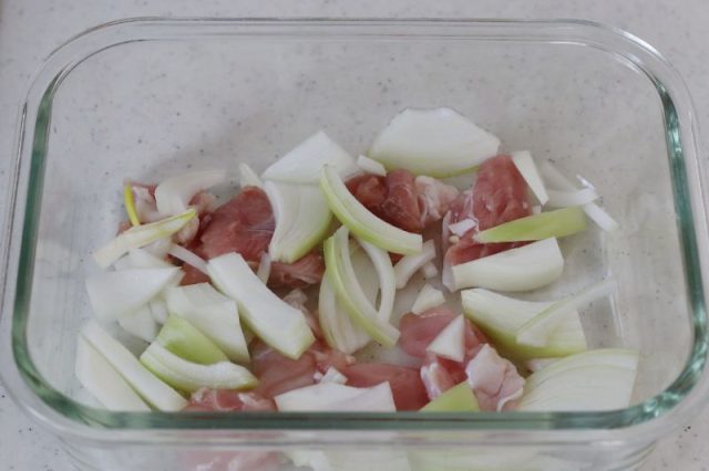 汁なしレンジ親子丼