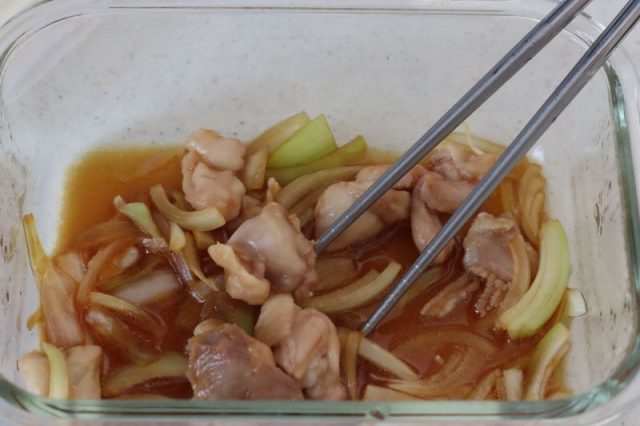 汁なしレンジ親子丼