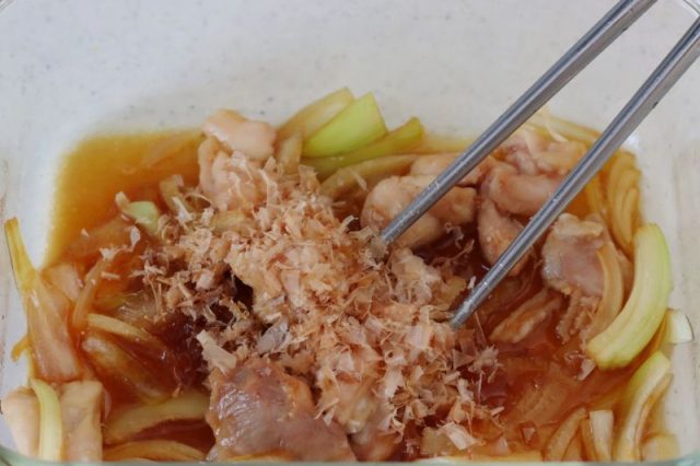 汁なしレンジ親子丼