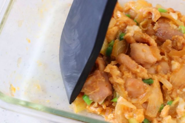 汁なしレンジ親子丼