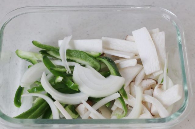 カットした野菜