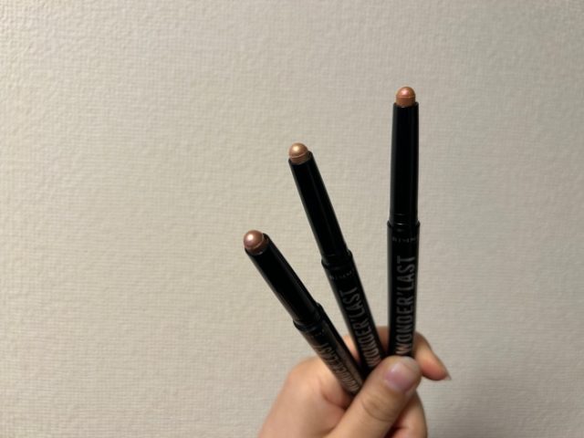 リンメル ワンダー ラスト アイシャドウ スティック 3種類