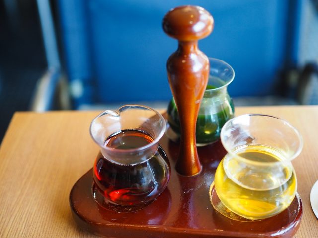 コリント朝日店 フルーツパンケーキ シロップ3種類