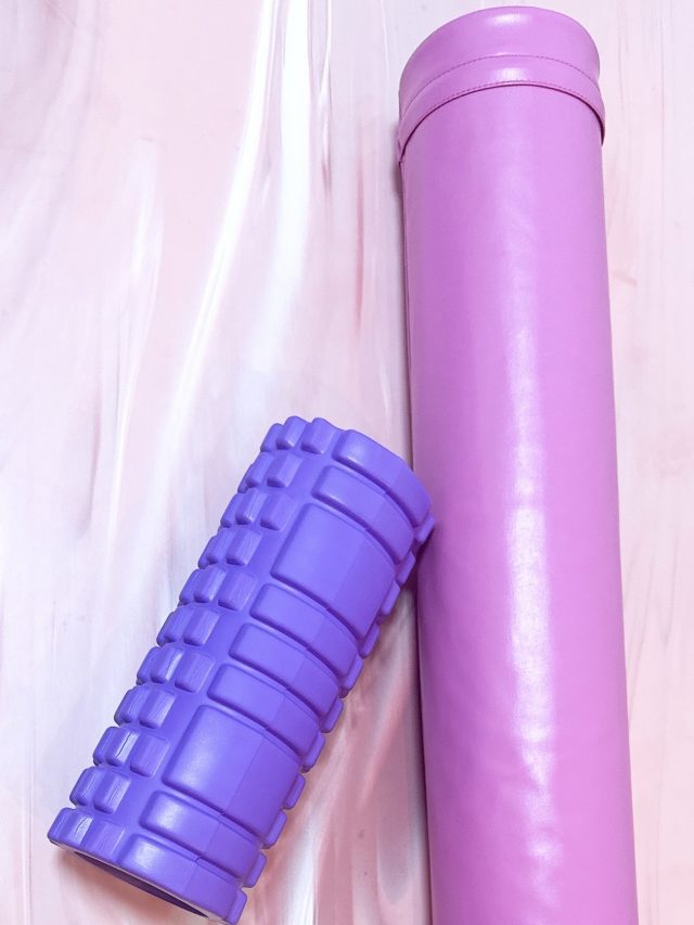 阪口珠美さん‗ストレッチポール、筋膜ローラ