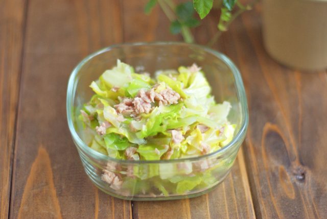 春キャベツとツナの旨塩サラダ