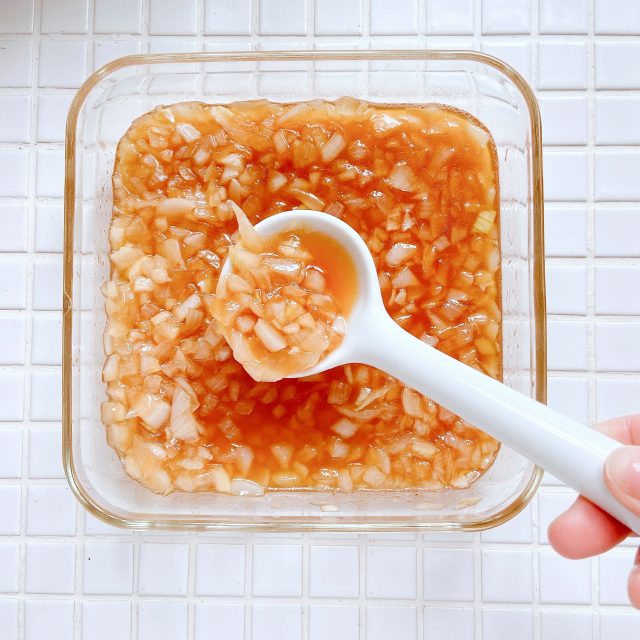 新玉ねぎの万能だれ