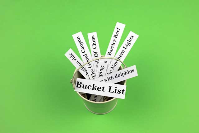bucket list